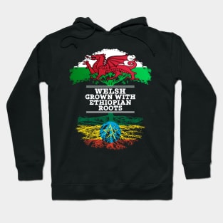 Welsh Grown With Ethiopian Roots - Gift for Ethiopian With Roots From Ethiopia Hoodie